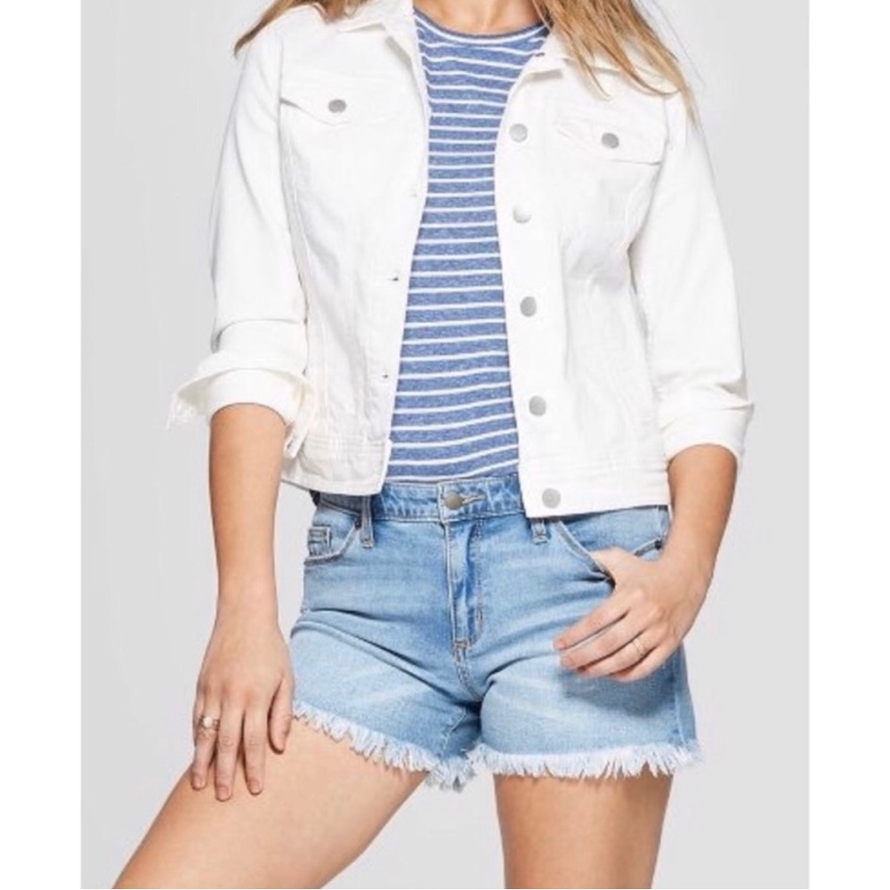 Universal Thread White Jean Jacket